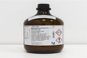 اسید هیدروکلریک ۳۷% UpA با کد مرک ۱۰۱۵۱۴